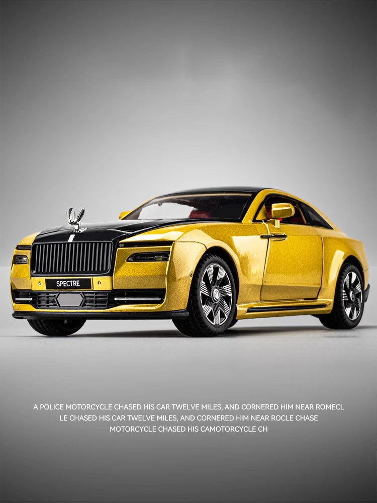 1:24 Rolls Royce Spectre Alloy Diecast Model Car Sound & Light Collection Gifts Christmas Present For Boyfriend Birthday Gifts