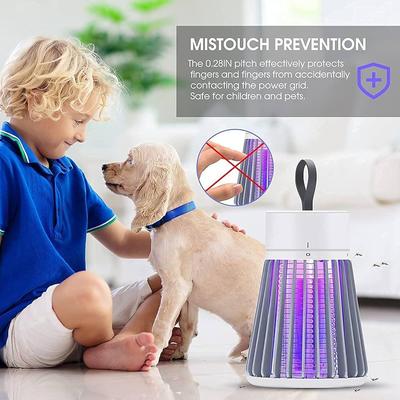 USB Mosquito Killer Lamp – White ABS Portable Insect Trap