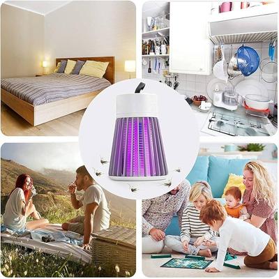 USB Mosquito Killer Lamp – White ABS Portable Insect Trap
