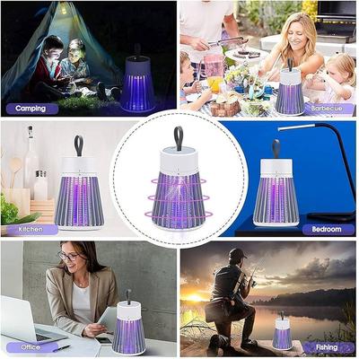 USB Mosquito Killer Lamp – White ABS Portable Insect Trap
