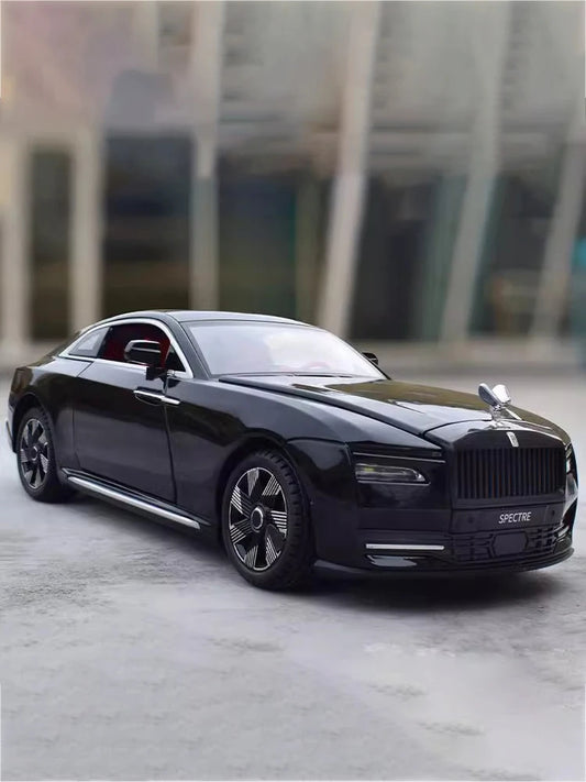 1:24 Rolls Royce Spectre Alloy Diecast Model Car Sound & Light Collection Gifts Christmas Present For Boyfriend Birthday Gifts