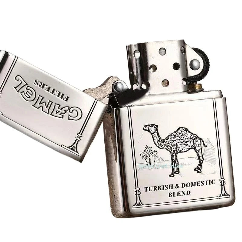 2025 new kerosine lighter windproof cigarette accessories men's gift can be DIY