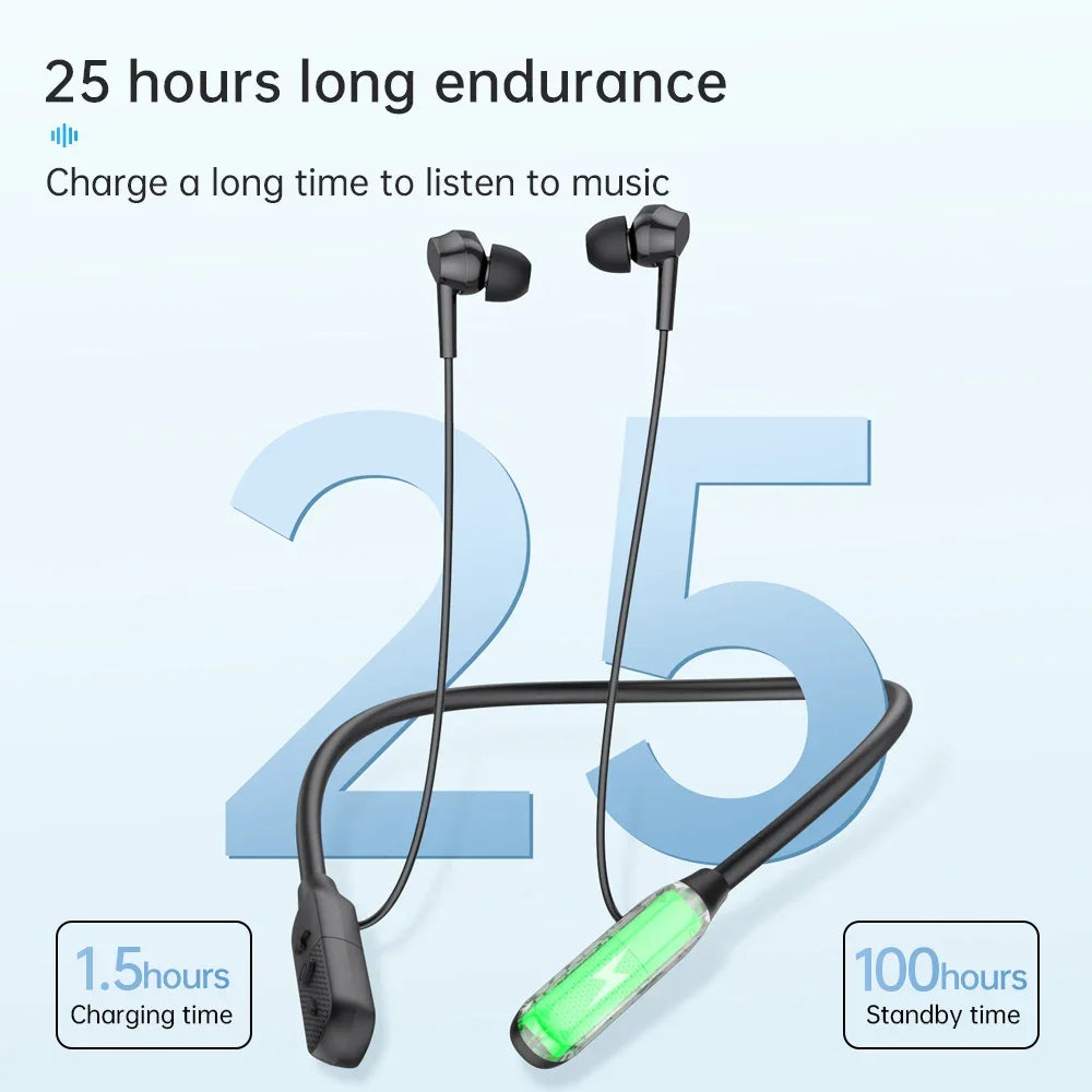 EARDECO Bluetooth Sport Headphone 6.0  Bass Wireless Headphones with Mic Earphone