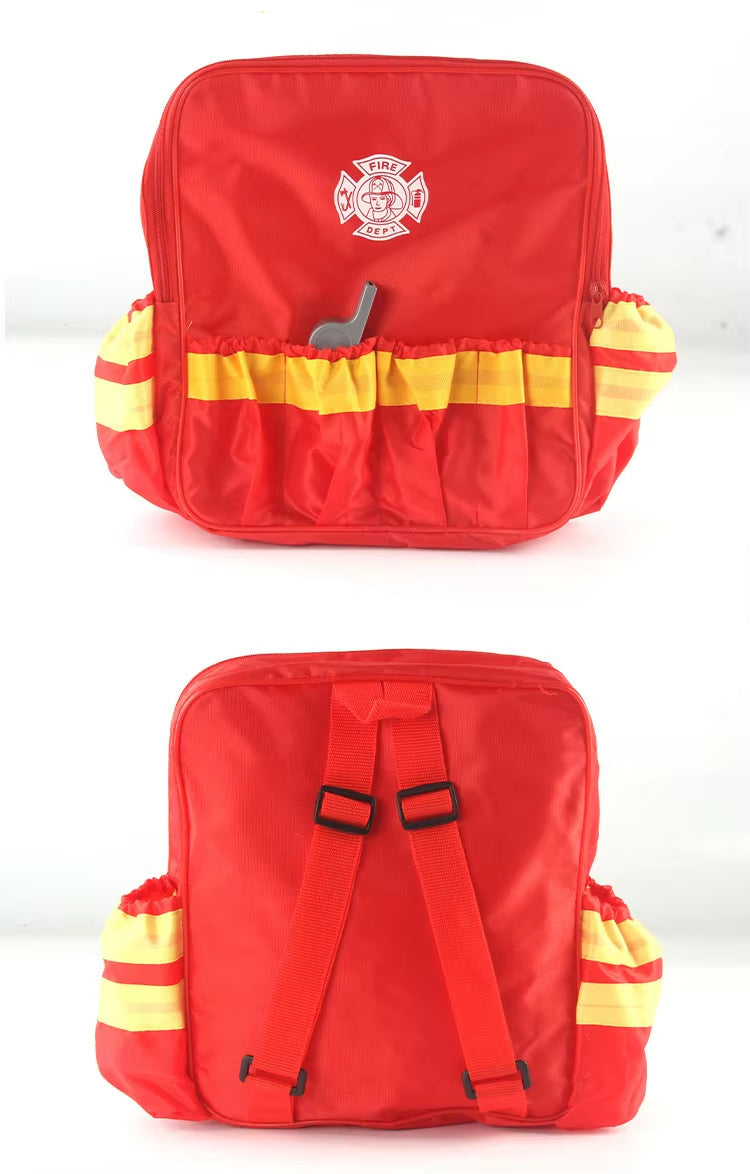 Career Role Play Toy Tools Firefighter Tools Toolbox Cosplay Pretend Toys Children's Games Work Tools Fireman educational Toys