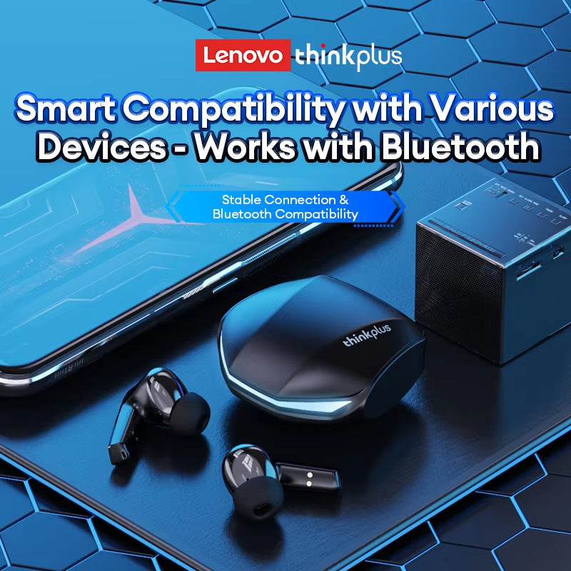 Lenovo GM2 Pro TWS Wireless HIFI Stereo Headset Low Latency Headphones Gaming Music Dual Mode Earbuds Music Sport Headset