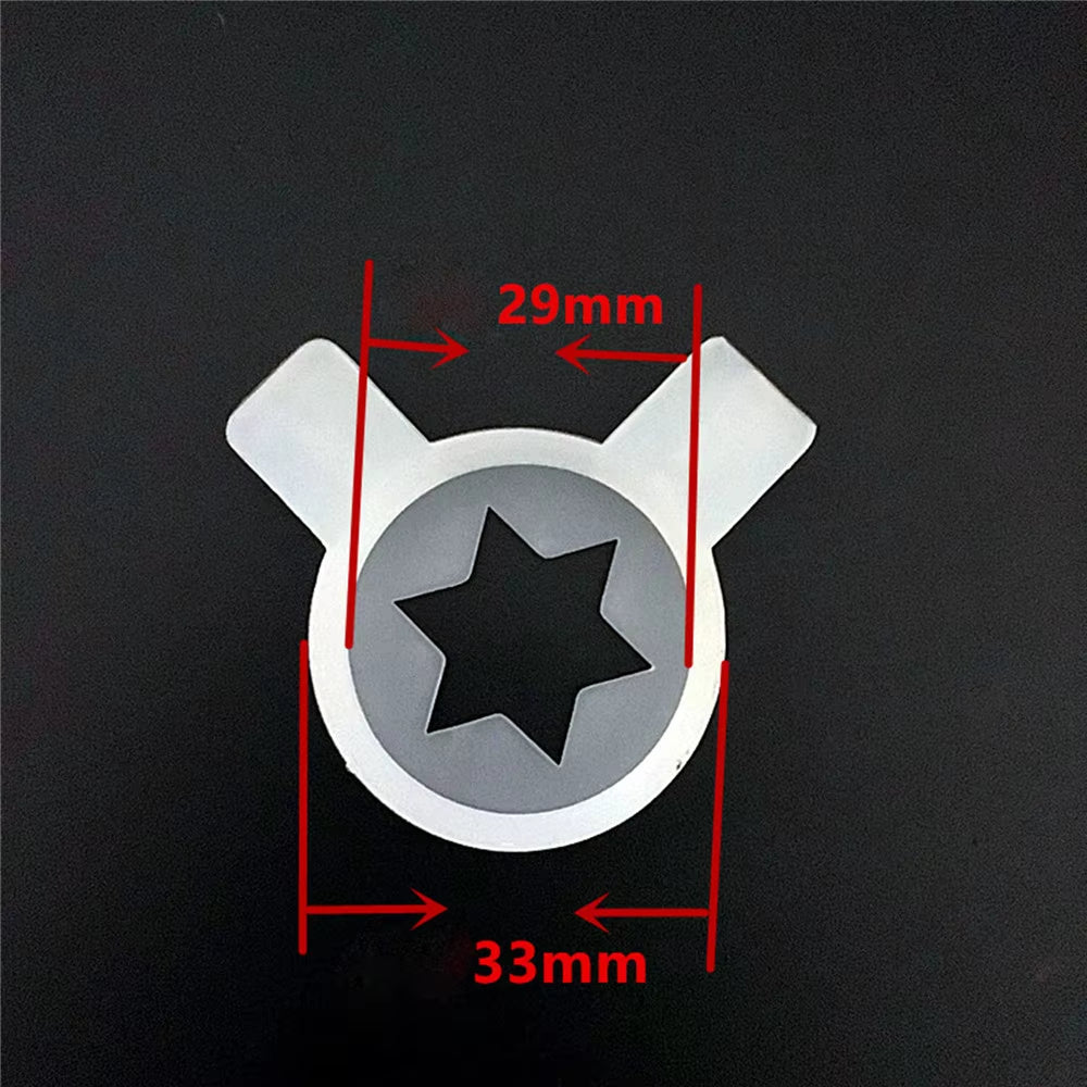 9pcs 33mm Fancy Modeling Ice Cream Machine Parts Nozzle Spare Parts Inner Diameter 29mm Modeling Cap for Lecon
