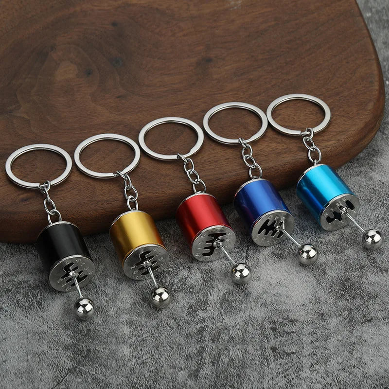 Creative gear shift keychain car manual transmission model small gift gear shift decompression toy manufacturer in stock