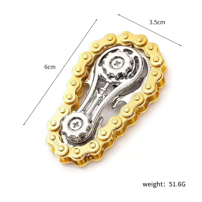 Metal Fidget Spinner Office Desk Toy Stress Relief Gears Hand Spinner for Adults desk decoration home decor Relieve stress relax