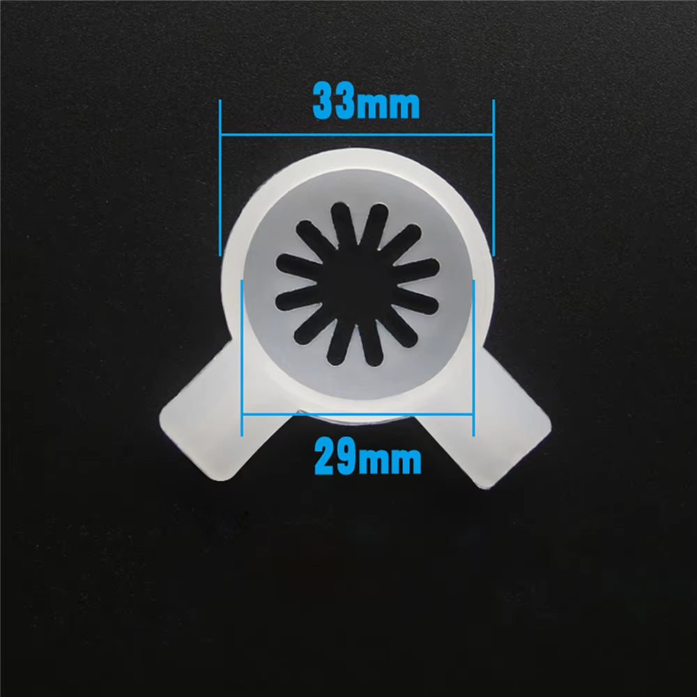 9pcs 33mm Fancy Modeling Ice Cream Machine Parts Nozzle Spare Parts Inner Diameter 29mm Modeling Cap for Lecon